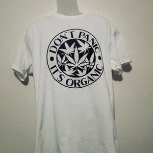 Gildan White Organic Graphic Tee